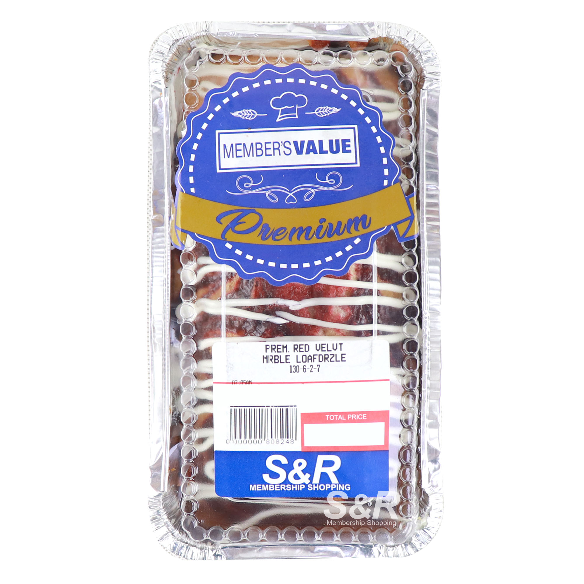 Member's Value Premium Red Velvet Marble Loaf with Drizzle 1pc Member's Value Premium Red Velvet Marble Loaf with Drizzle 1pc